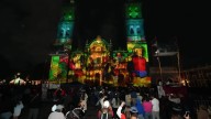 Inaugura Chedraui proyecciones del videomapping “Septiembre Brilla” en la fachada de Catedral
