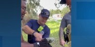 VIDEO: Baby raccoon rescued after getting its head stuck in a bottle