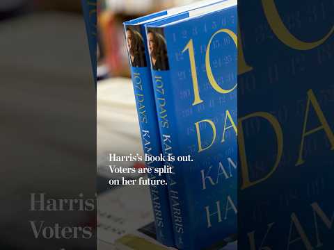 Harris’s book is out. Voters are split on her future.