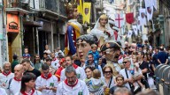 Los gigantes vuelven a las calles de Pamplona para acompañas a San Fermín Chiquito: horarios y recorridos