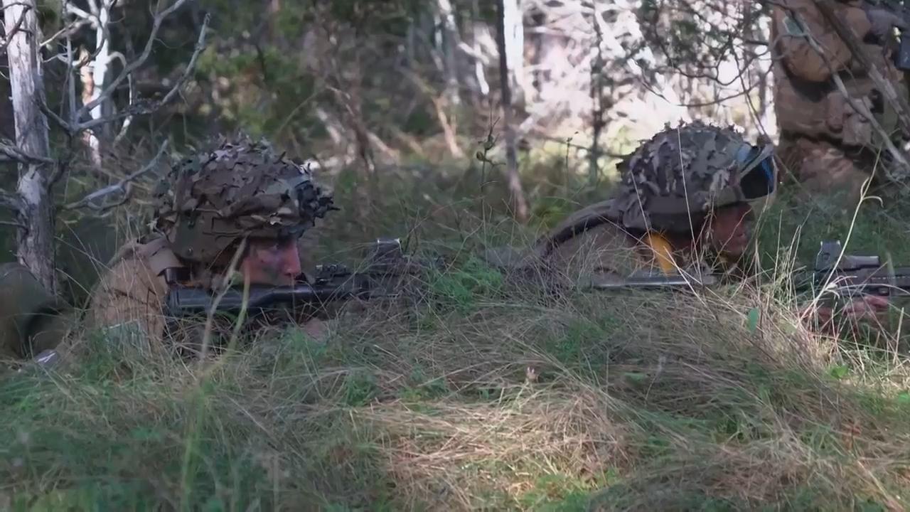 French troops hold exercises to practice rapid deployment in Estonia