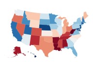 Map Shows Happiest States in America