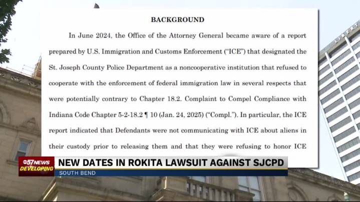AG Rokita's lawsuit against SJCPD back in court under fifth special judge
