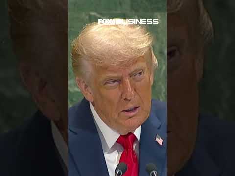 Trump DESTROYS wind energy in fiery UN speech #shorts