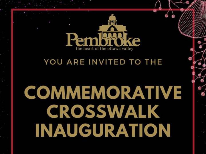 City and Legion celebrate Pembroke’s newest painted crosswalk