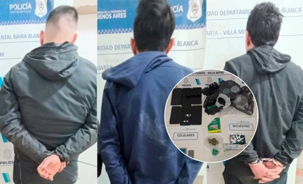 Desbaratan presunto punto de venta de drogas: cuatro detenidos