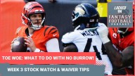Joe Burrow injury has Bengals DOWN; Lions & Giants go UP: Week 3 fantasy STOCK WATCH & WAIVER WIRE
