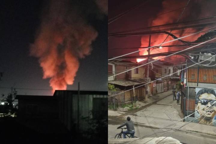 Hombre con movilidad reducida muere en medio de fatal incendio en Maipú: seis casas fueron consumidas