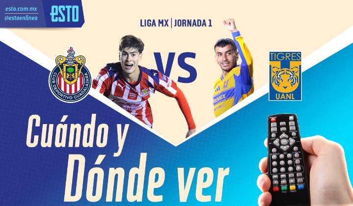Chivas vs Tigres: horario, fecha y transmisión del juego de la jornada1 del Apertura 2025
