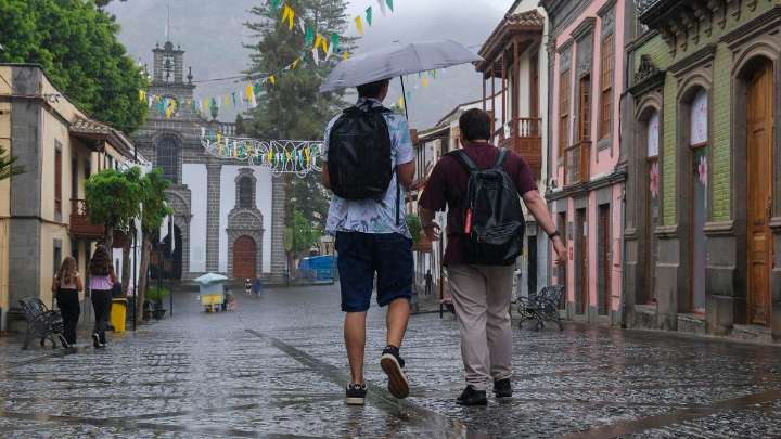 Lluvias adelantadas al otoño dejan 11 litros en las medianías