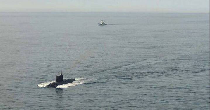 Russian nuclear submarine surfaces near UK territory in 'explosive hazard'