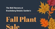 Save the date: MsK Nursery fall plant sale October 10