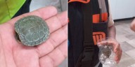 Rescatan a tortuga en la línea 2 del Metro de la CDMX