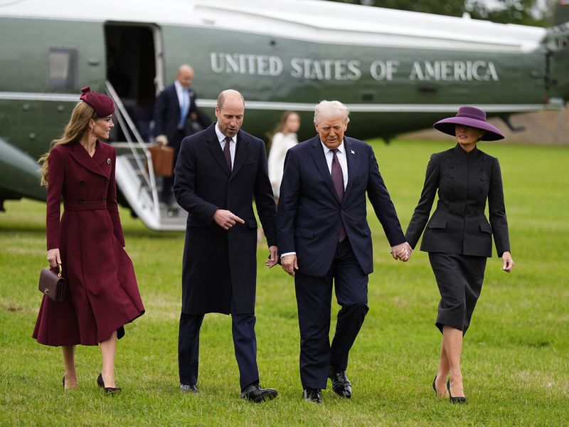 Trump begins historic state visit to UK amid pomp and protests
