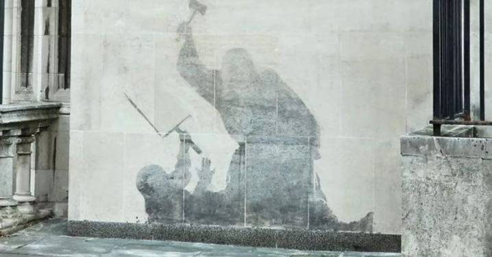 Banksy art: Latest work from mysterious artist removed from london building, suspected connection to Palestine protests in England