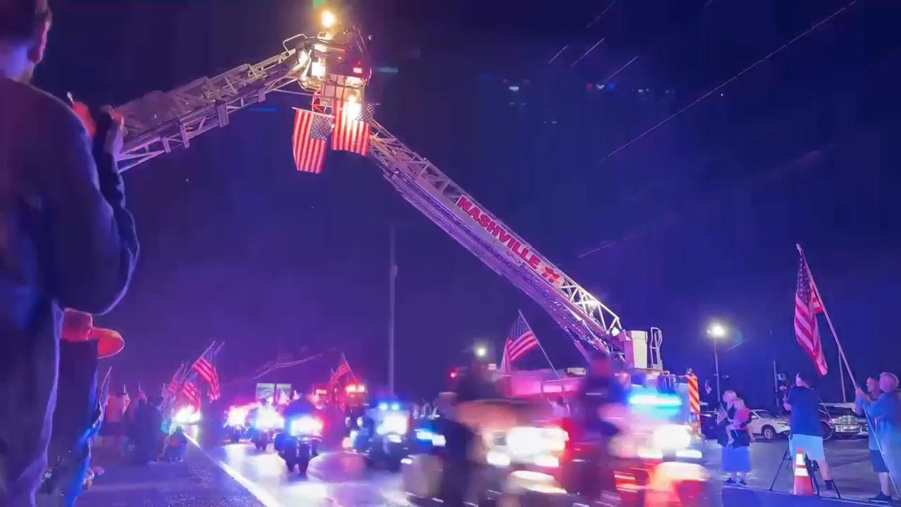 Law enforcement honor police officers who were shot and killed in Pennsylvania