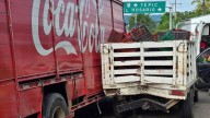 Se registra carambola entre 4 vehículos en la carretera México 15 en Rosario