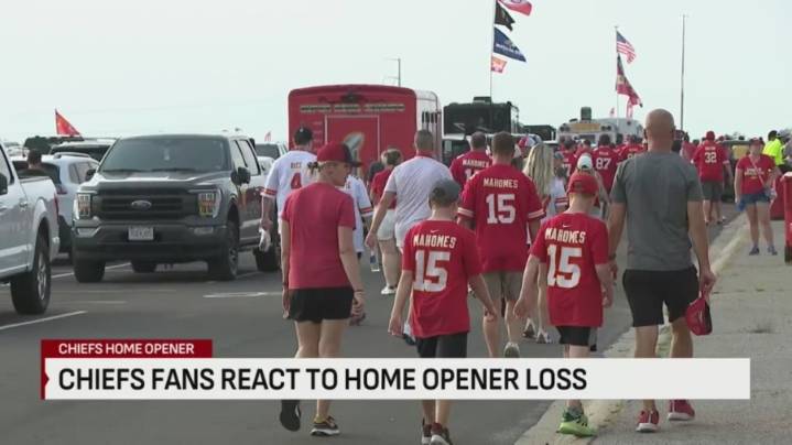 Chiefs fans still optimistic after home opener loss to Eagles