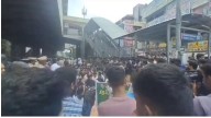 Unemployed protest at Dilshuknagar metro station for job calendar