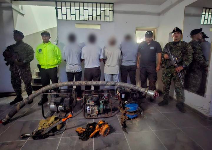 Capturas por minería ilegal y otras detenciones del Ejército en el Meta