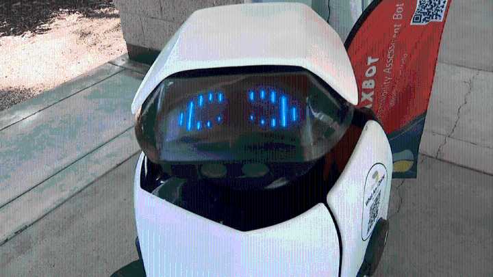Robots roaming around Irvine to check sidewalks and curb ramps