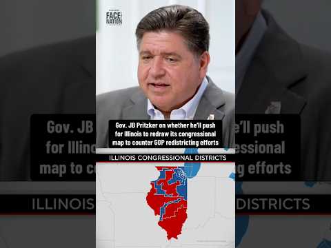 Illinois Gov. JB Pritzker on possibly redrawing congressional map #shorts