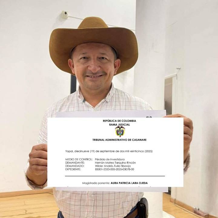 Tribunal Administrativo de Casanare decreta la pérdida de investidura del diputado Wilder Ávila por conflicto de intereses