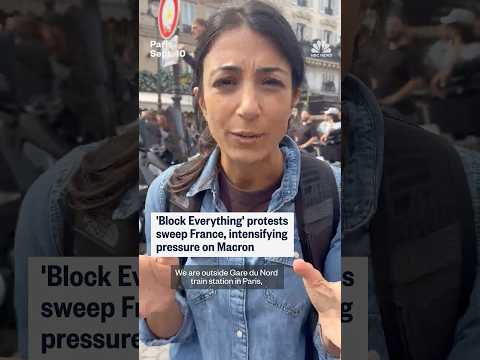 'Block Everything' protests sweep France, intensifying pressure on Macron
