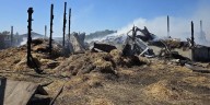 Fire destroys large barn in St. Joseph County