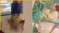Haryana: Principal, school driver’s brutality caught on camera – 7-year-old hung upside down, beaten for not doing homework