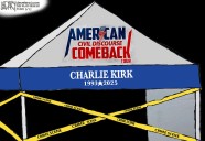 Charlie Kirk Assassination: Darcy cartoon