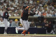 Rivera has 4 RBIs and Wells wins in return as the Orioles beat the scuffling Padres 6