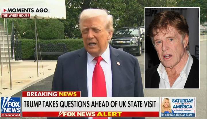 ‘Good Way to Go, I Guess’: Trump Reacts as He’s Informed of Robert Redford Death