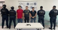Cae trío armado tras pasarse un alto en Quintas del Rey