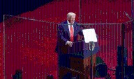 Trump pronunció un discurso que rindió homenaje a la vida de Kirk y en el que repitió frases habituales de sus mítines políticos