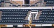 Man who fell off PNC Park balcony walks into court with defendant, showing support