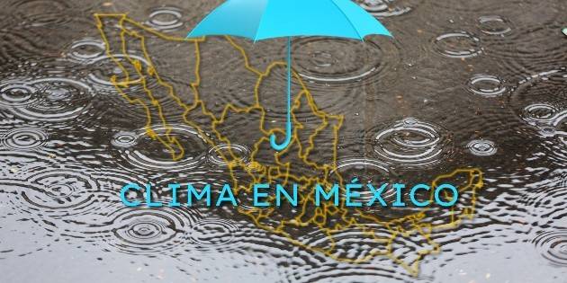 Se prevén lluvias intensas en gran parte del país con puntuales intensos en Jalisco