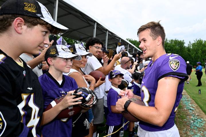 Loop there it is: Ravens kicker confident as NFL debut looms