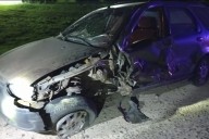 Accidente en Ruta 39: dos autos chocaron en una curva y hubo heridos leves
