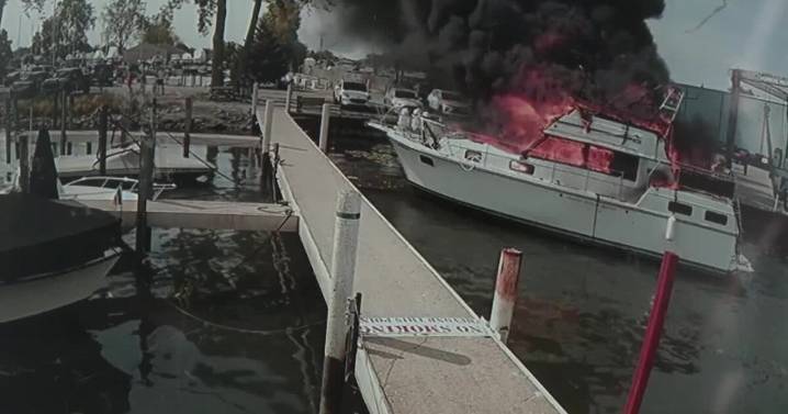 ''Good outcome': Boat fire at Gibraltar Gas Dock prompts heroic rescue