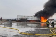 4,000-Gallon Diesel Tank Fire Extinguished in Grant County