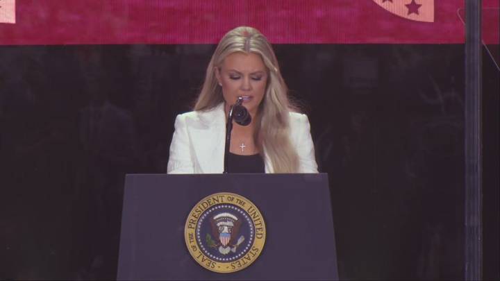 Erika Kirk speech at Charlie Kirk funeral
