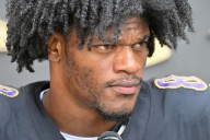 Lamar Jackson Risks 5-Figure Punishment From NFL After Shoving Bills Fan In a world of checkbooks and rulebooks, Lamar Jackson dances on that razor's edge post a bad connection with a Bills fan. Namis