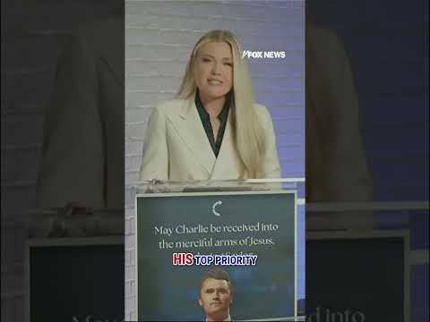 Erika Kirk reveals what would have been Charlie's top priority in elected office #shorts