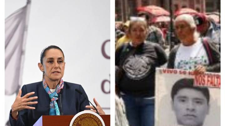 Sheinbaum se reúne con padres de Ayotzinapa: “se están realizando investigaciones de análisis”