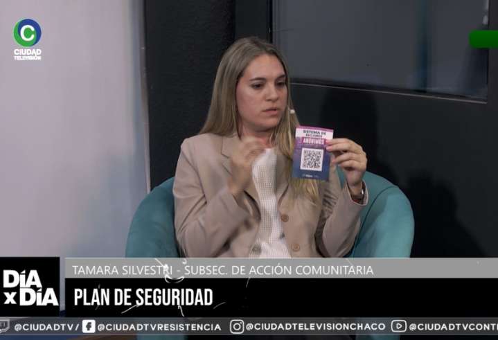 Tamara Silvestri: “La seguridad pública la hacemos entre todos es importante que la comunidad se haga parte”