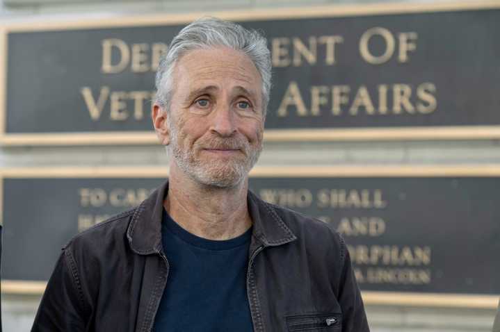 Late night hosts Jon Stewart and Stephen Colbert defend Jimmy Kimmel and free speech