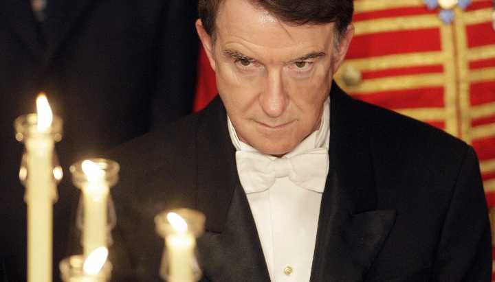 Carrying Peter Mandelson’s coat