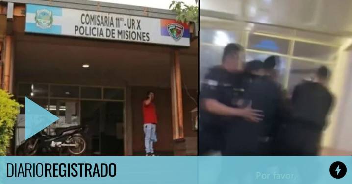 Quisieron meter preso a un joven por hacer ''willy'' con su moto y sus familiares intentaron liberarlo a los golpes