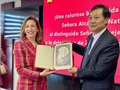 Chueca vuelve a China en un viaje comercial para afianzar Zaragoza como ciudad de inversión